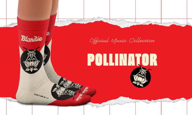 Socks Inspired by Blondie’s Pollinator Album 🌹