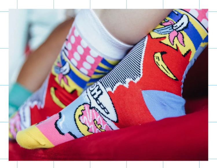A celebration of Pop Art Socks 🍿