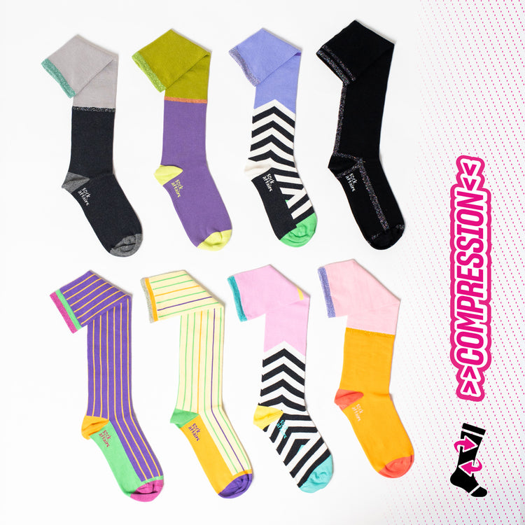 Citrus Pop Compression Socks