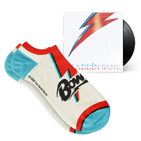 David Bowie Aladdin Sane Low Socks