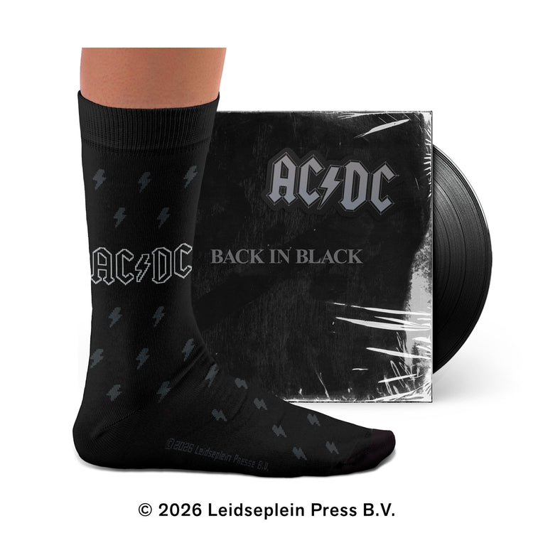 AC/DC Back in Black Socks
