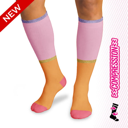 Citrus Pop Compression Socks