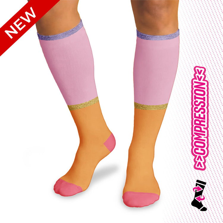 Citrus Pop Compression Socks
