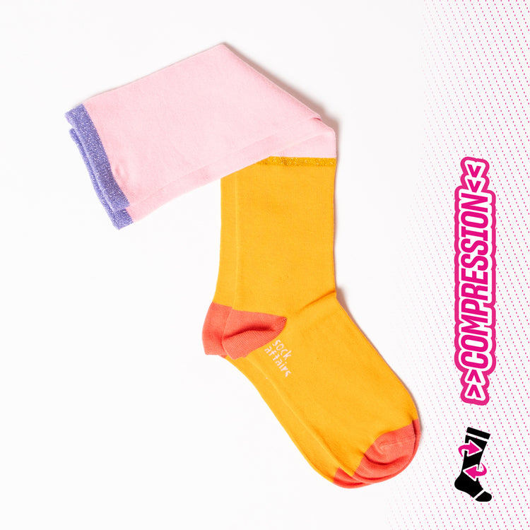 Citrus Pop Compression Socks