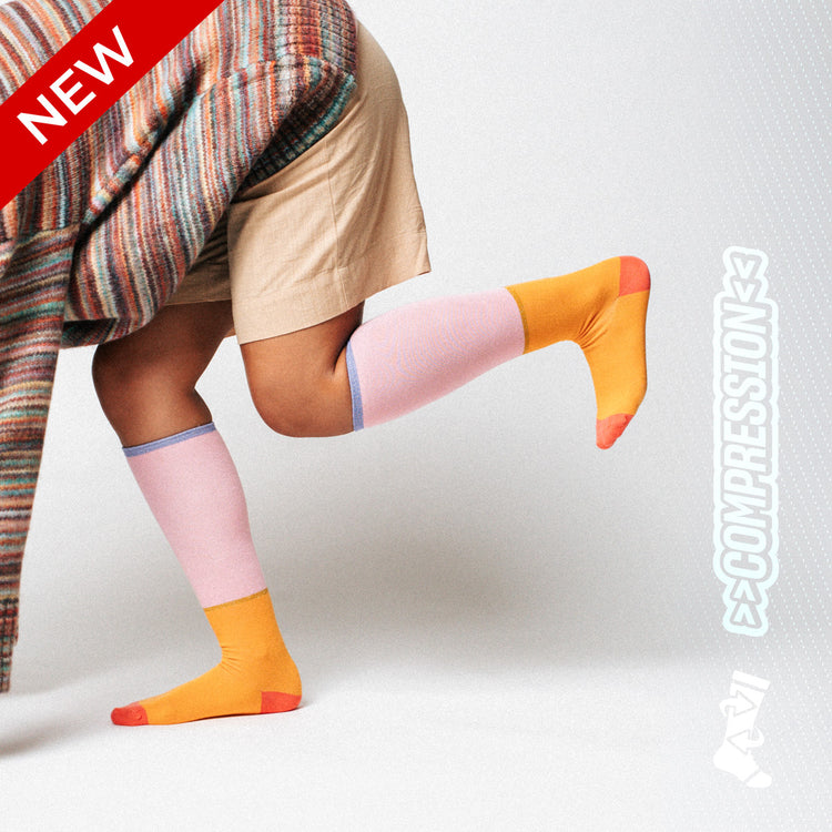 Citrus Pop Compression Socks