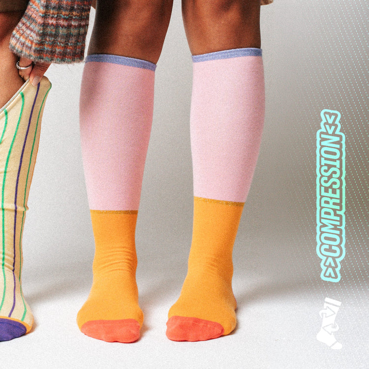 Citrus Pop Compression Socks