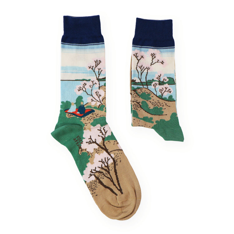 Hokusai, Mount Fuji Socks