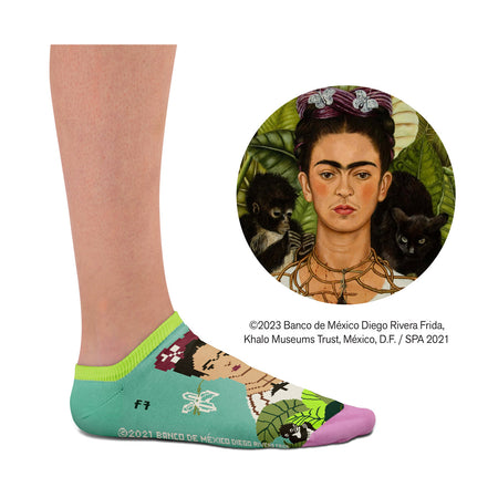 Frida Self-Portrait Low Socks