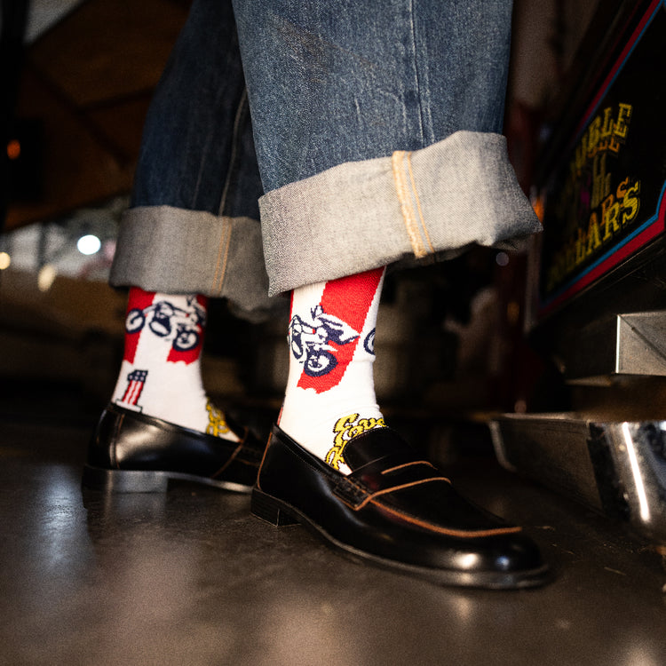 Evel Knievel Socks