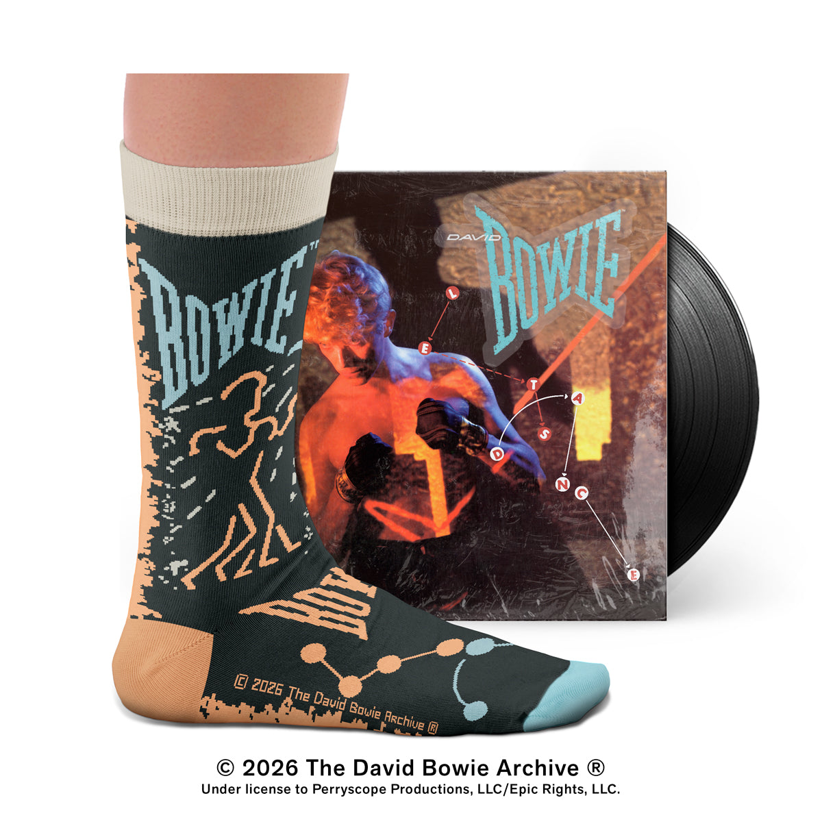 Ensemble Tasse Et Chaussettes David Bowie - Mug Céramique Et Chaussettes Aladdin Sane