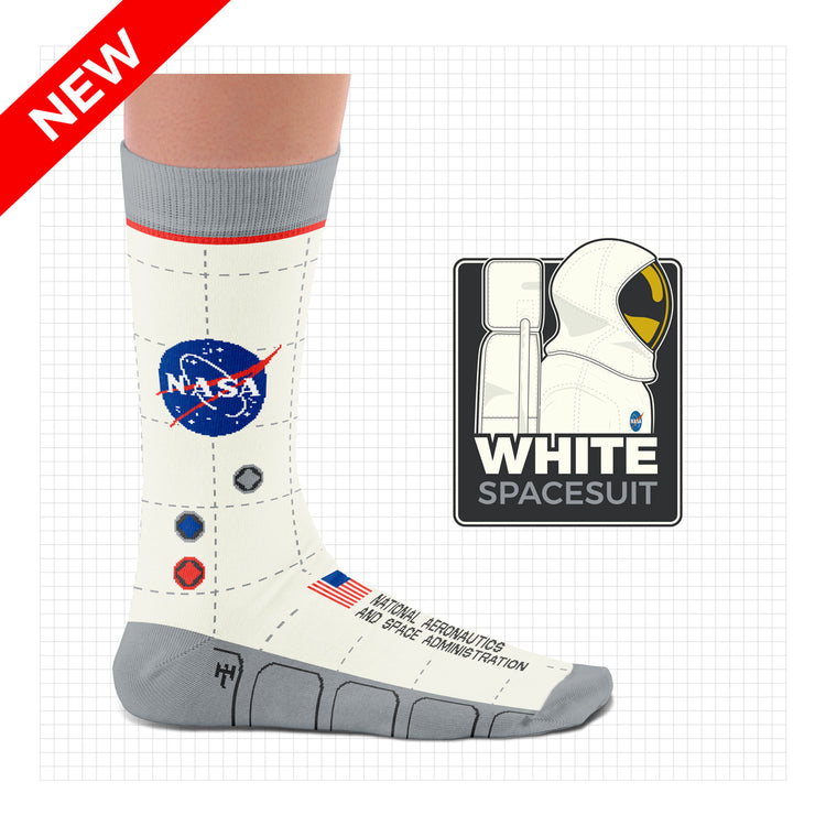 NASA Spacesuit White Socks