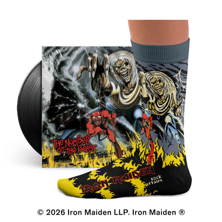 Iron Maiden Number of the Beast Socks