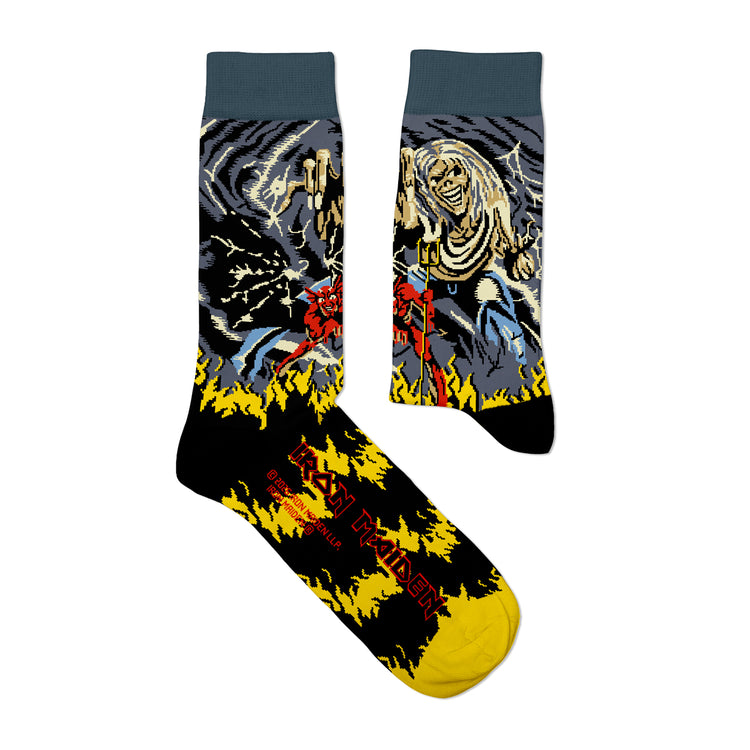 Iron Maiden Number of the Beast Socks