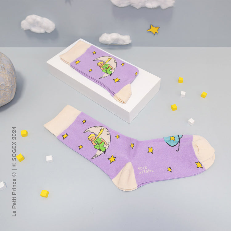Purple Planets Socks