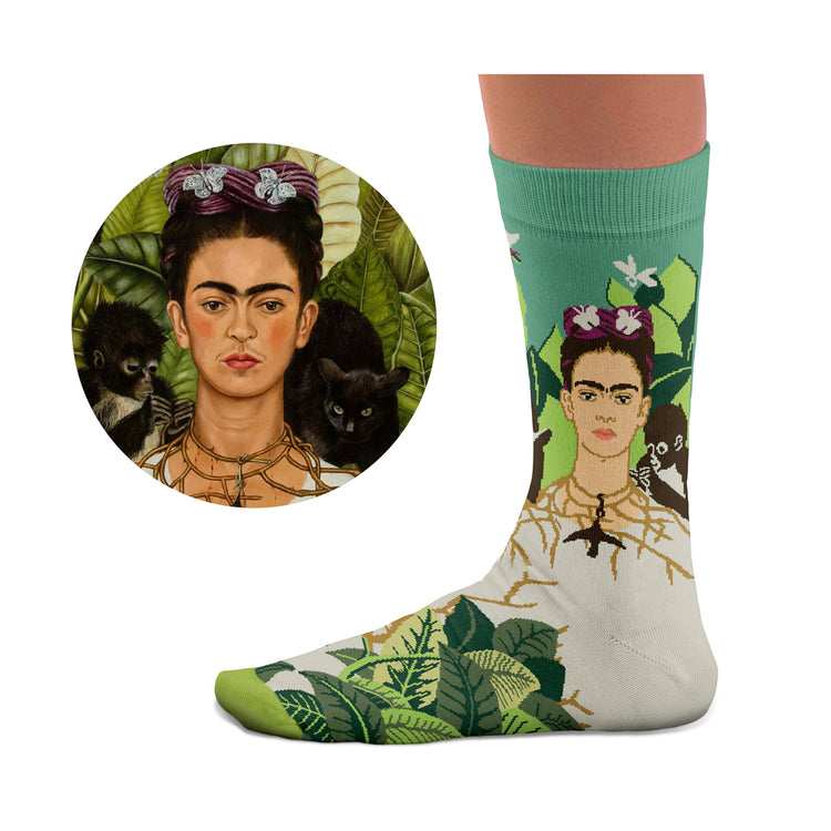 Frida Self-Portrait Socks