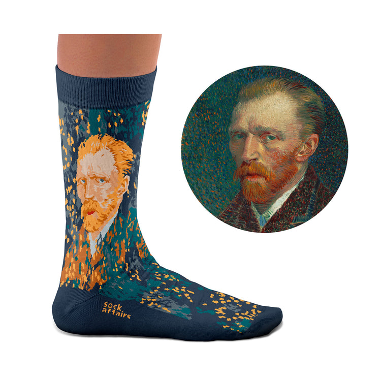 Van Gogh Self-Portrait Socks