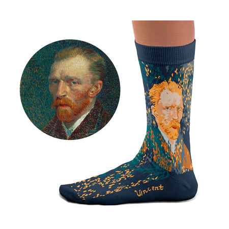 Van Gogh Self-Portrait Socks
