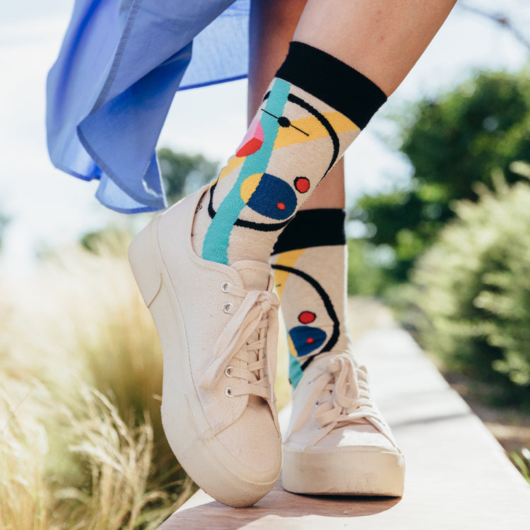 Circles in a Circle Socks