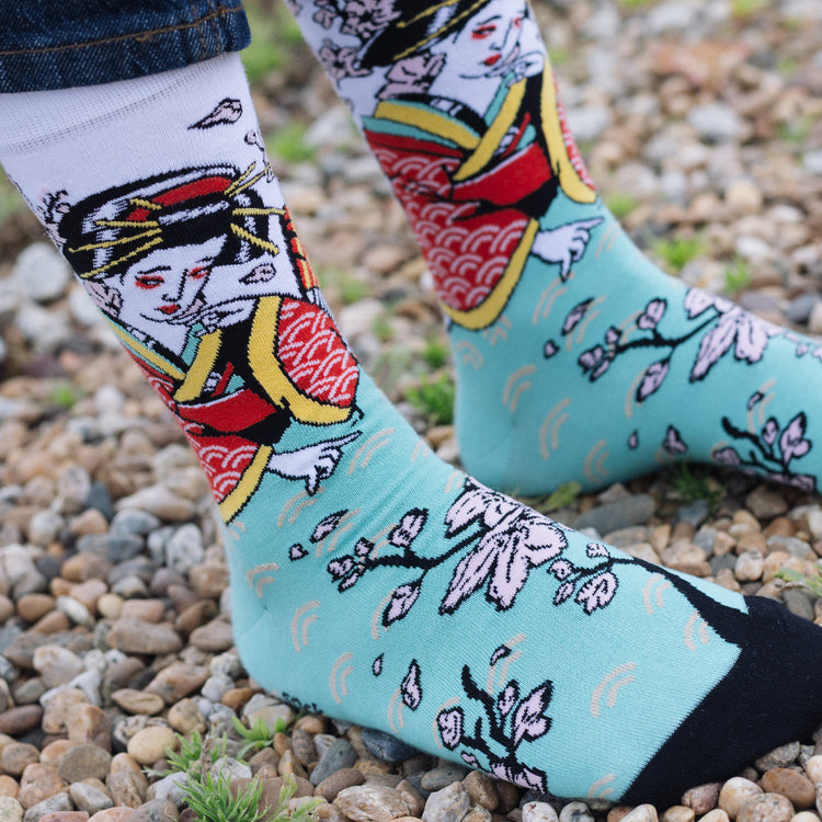 Geisha Tattoo Socks