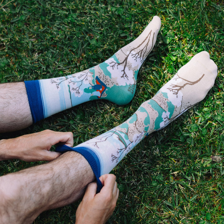 Hokusai, Mount Fuji Socks