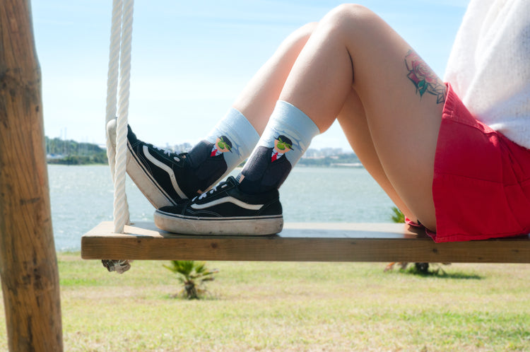 Magritte Son of Man Socks