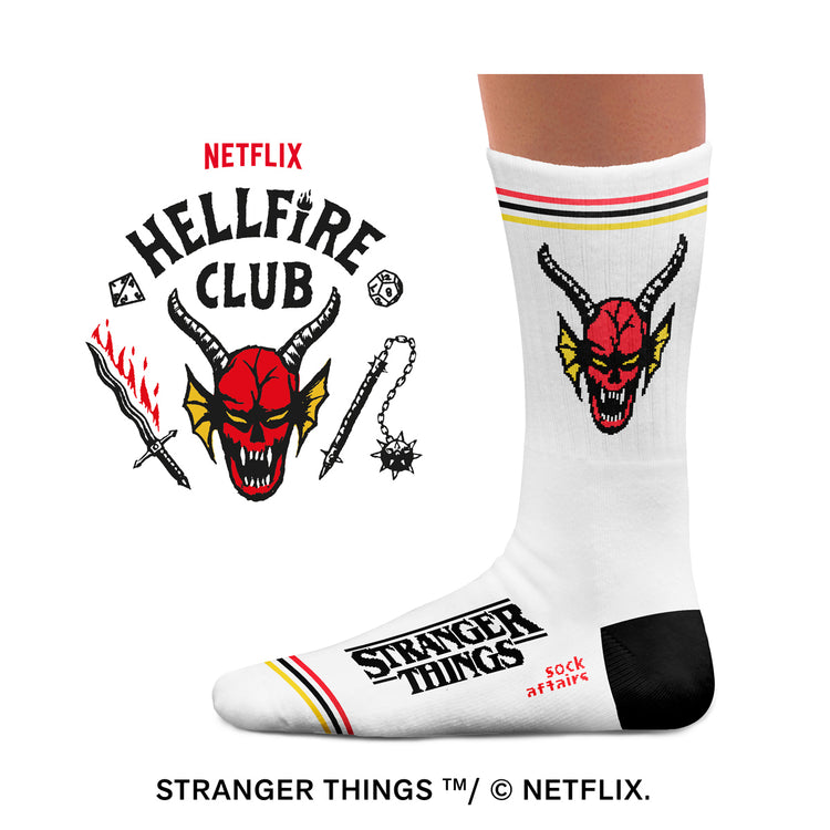 Stranger Things Hellfire Club Athletic Socks