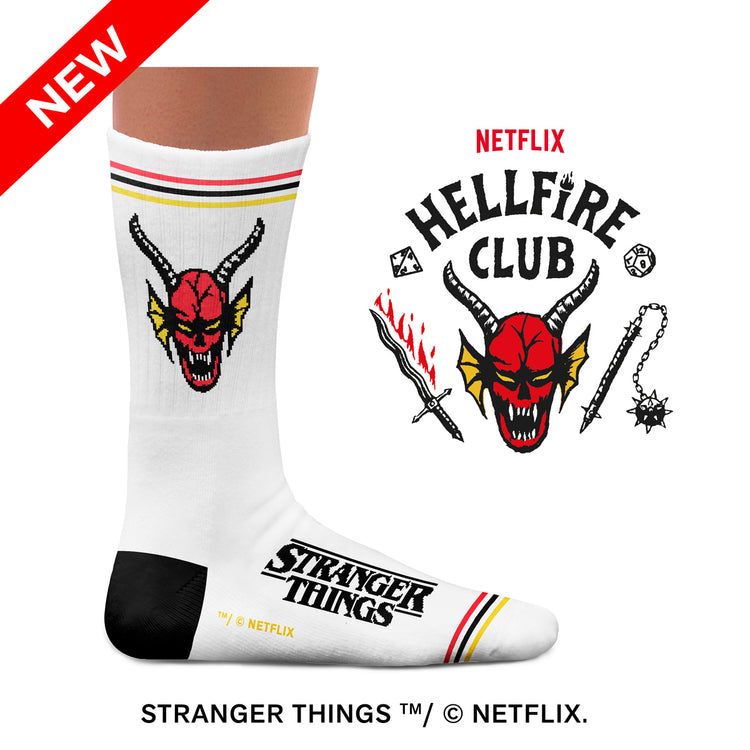 Stranger Things Hellfire Club Athletic Socks