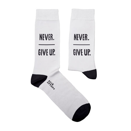Never. Give Up Socks